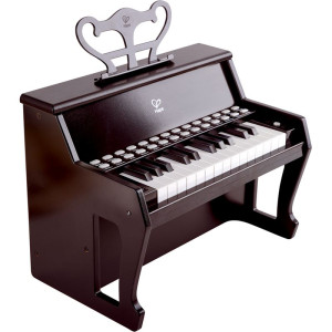 Klavír dětský - Piano černé, Uč se světly (Hape)