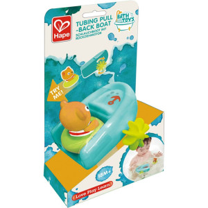 Hračka do vody - Natahovací lodička s medvídkem (Hape)