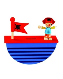 Pokladnička - Houpací, Pirát s vlajkou (Bino)