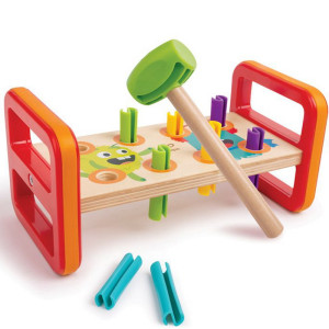 Zatloukačka - Příšerky, 8 kolíků (Hape)