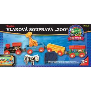 Vláčkodráha vláčky - Vlaková souprava ZOO (Maxim)