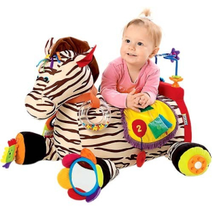 K’s Kids - Zebra RYAN velká s 28 způsoby zábavy