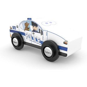 Vláčkodráha Auta - Policejní vozidla v tubě, 4ks (Jadore)