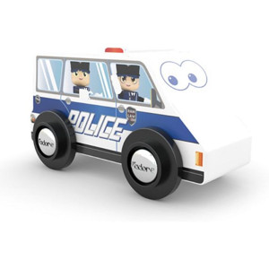 Vláčkodráha Auta - Policejní vozidla v tubě, 4ks (Jadore)