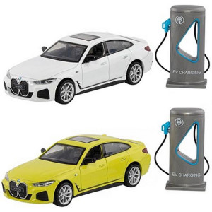 Kovový model - Auto BMW i4 M50 světlo a zvuk, 1:34, 1ks