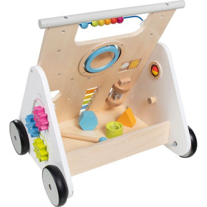 Chodítko dřevěné - Motorický set, KiddyCruiser (Goki)