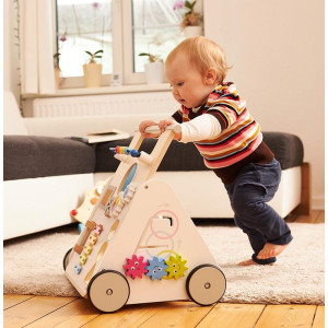 Chodítko dřevěné - Motorický set, KiddyCruiser (Goki)