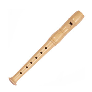 Hudba - Flétna dřevěná 19cm, přírodní (Goki)