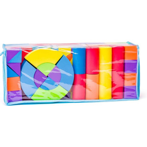 Kostky pěnové - Velké v PVC tašce, 52ks (Plastica)