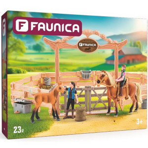 Faunica - Koně set, Jízdárna s koňmi, 23 dílů