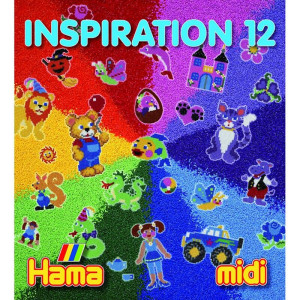 Hama zažehlovací korálky - Pomůcka, Knížka inspirací MIDI č.12
