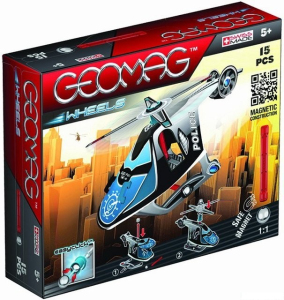 Geomag - Wheels Helicopter, 15 dílků