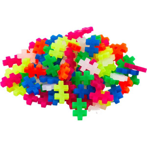 Plus-Plus stavebnice - 100ks Tuba Neon Mix