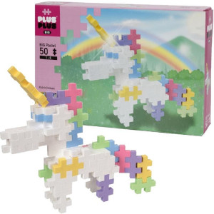 Plus-Plus BIG stavebnice - 50ks Pastel Jednorožec