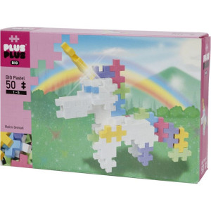 Plus-Plus BIG stavebnice - 50ks Pastel Jednorožec
