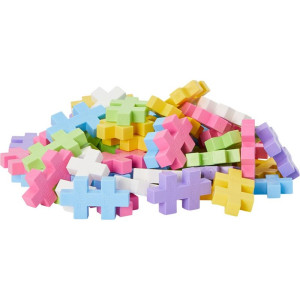 Plus-Plus BIG stavebnice - 70ks Kufřík kovový Pastel