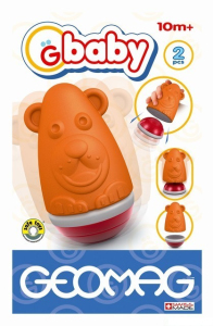 Geomag - Baby Roly, Poly Bear (oranžový medvěd)