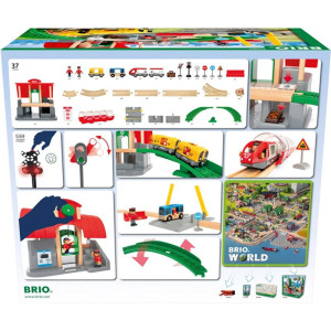 Vláčkodráha Brio - Hlavního nádraží sada, 37 dílů
