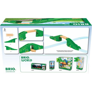 Vláčkodráha most - Obloukový zelený (Brio)