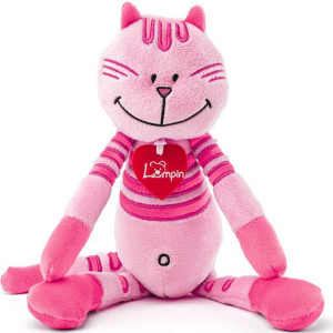 Lumpin - Kočka Rosalie růžová, 38cm