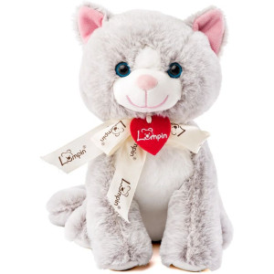 Lumpin - Kočka Jacqueline světle šedá, 25cm