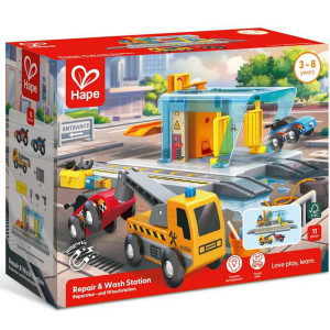 Vláčkodráha budova - Servis a mycí stanice (Hape)