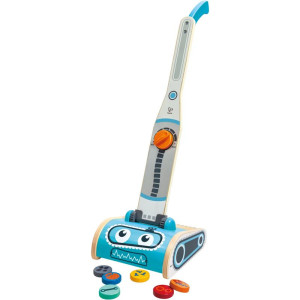 Malá hospodyně - Dětský dřevěný vysavač robotický (Hape)