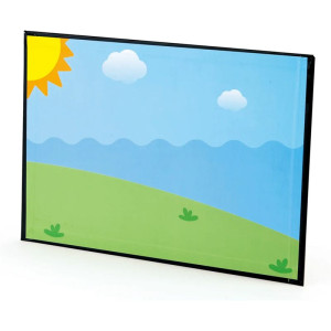 Puzzle magnetické - Kufřík dřevěný s tvary (Hape)