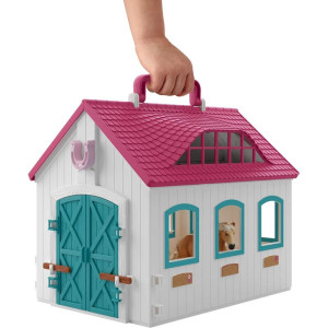 Schleich - Jezdecký klub, Otevírací stáj Litte Horseshoe