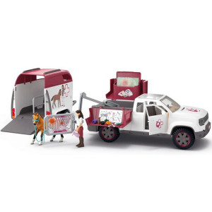 Schleich - Jezdecký klub, Mobilní veterinář s přívěsem