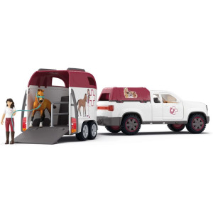 Schleich - Jezdecký klub, Mobilní veterinář s přívěsem