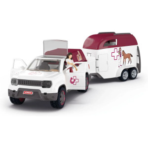 Schleich - Jezdecký klub, Mobilní veterinář s přívěsem
