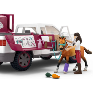 Schleich - Jezdecký klub, Mobilní veterinář s přívěsem