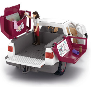 Schleich - Jezdecký klub, Mobilní veterinář s přívěsem