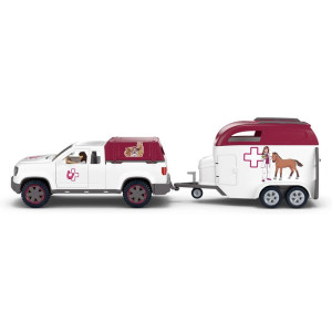 Schleich - Jezdecký klub, Mobilní veterinář s přívěsem