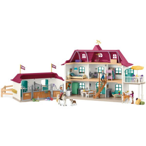 Schleich - Jezdecký klub, Venkovský dům a stáj u jezera