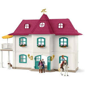 Schleich - Jezdecký klub, Venkovský dům a stáj u jezera