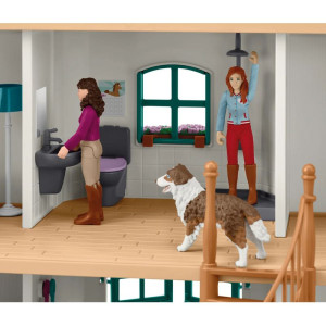 Schleich - Jezdecký klub, Venkovský dům a stáj u jezera