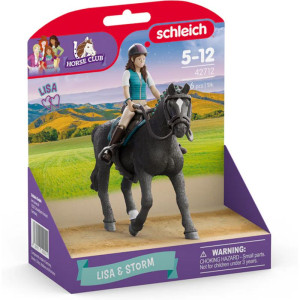 Schleich - Kůň s jezdcem, Lisa a Storm