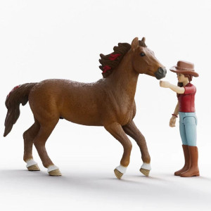 Schleich - Kůň s jezdcem, Hannah a Cayenne