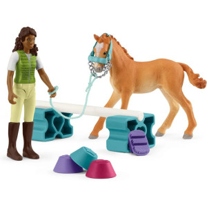 Schleich - Jezdecký klub, Hrací sada Výcvik koní s tennesseeským hříbětem
