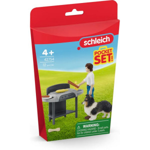 Schleich - Jezdecký klub, Hrací sada Tomovo grilování s rodinou a přáteli