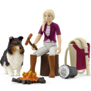 Schleich - Jezdecký klub, Hrací sada Sofiino opékání s rodinou a přáteli