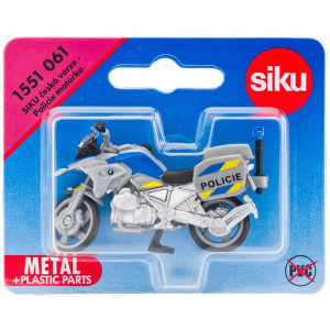 SIKU kovový model - Policie motorka česká verze