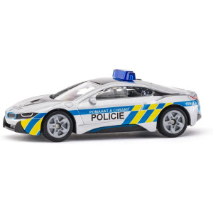 SIKU kovový model - Policie auto BMW i8 LCI česká verze