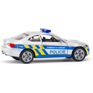 SIKU kovový model - Policie auto BMW M3 Coupé česká verze