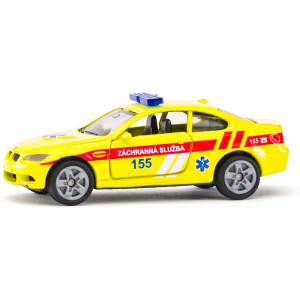SIKU kovový model - Ambulance auto BMW M3 Coupé česká verze