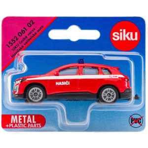 SIKU kovový model - Hasiči velitelské auto česká verze