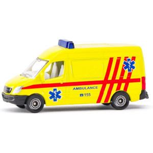 SIKU kovový model - Ambulance dodávka česká verze