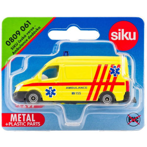 SIKU kovový model - Ambulance dodávka česká verze
